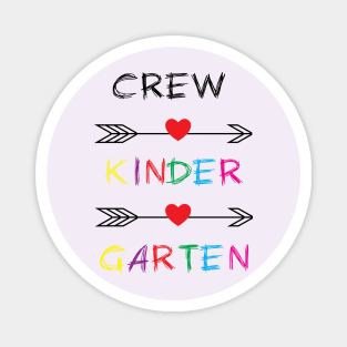 Kindergarten Crew T-shirt Magnet